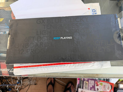 Logitech G PRO mechanical gaming keyboard original box back