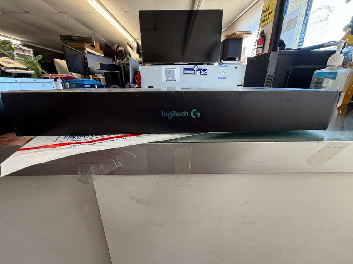 Logitech G PRO mechanical gaming keyboard box side view