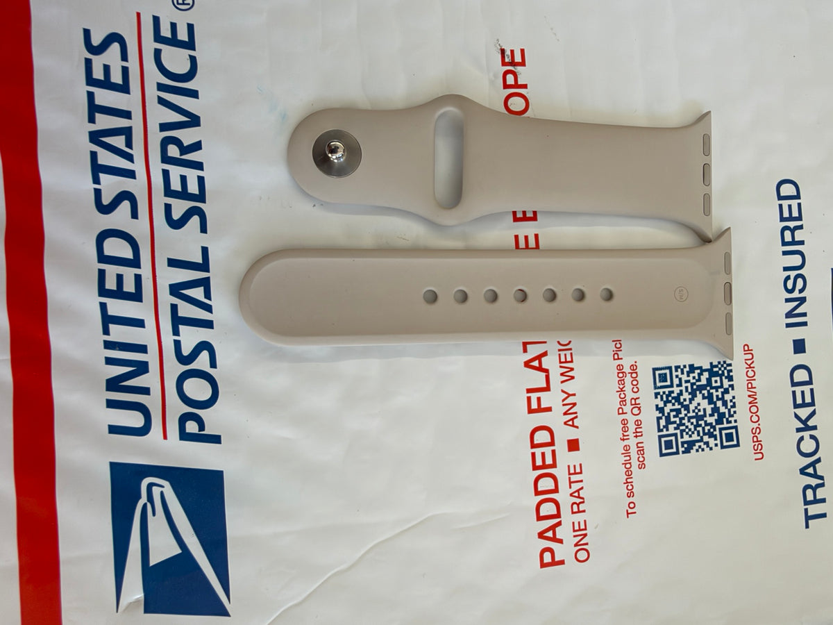 Apple Watch SE 40mm sport band underside and connectors