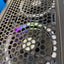 Thermaltake gaming PC top cooling fan grille with RGB illuminated fans