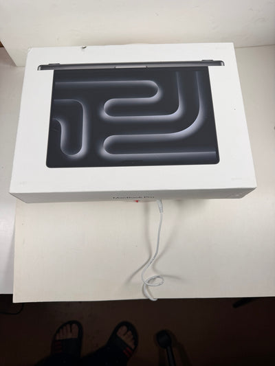 Apple MacBook Pro 14-inch Space Black top cover in original packaging