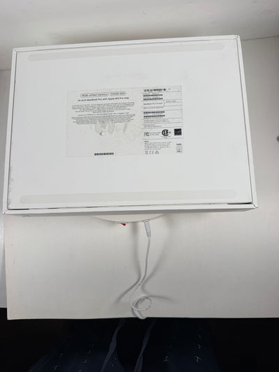 Apple MacBook Pro 14-inch M3 Pro 18GB RAM 512GB SSD refurbished box label