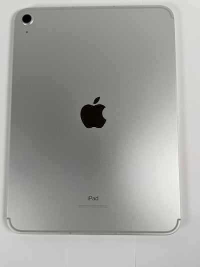 Apple iPad 10th Generation Silver aluminum back with Apple logo
