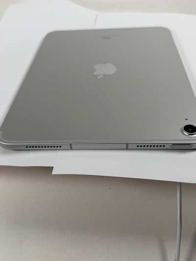 Apple iPad 10th Generation Silver top edge speakers and power button