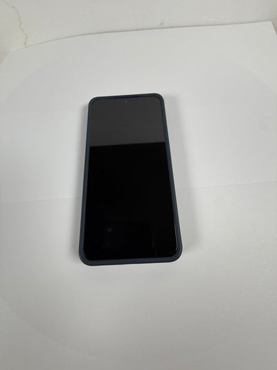 Samsung Galaxy S25 front view with protective case installed