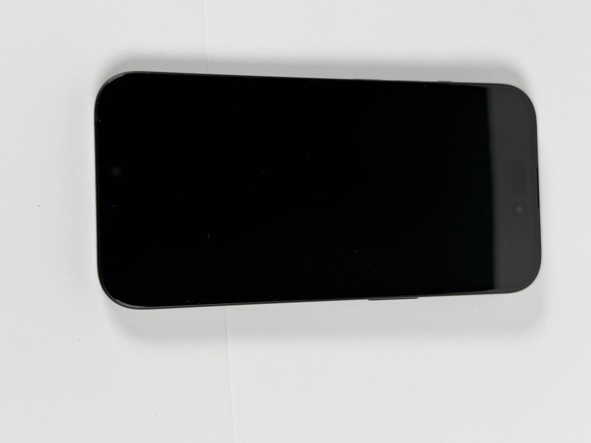 Apple iPhone 15 Black front screen powered off