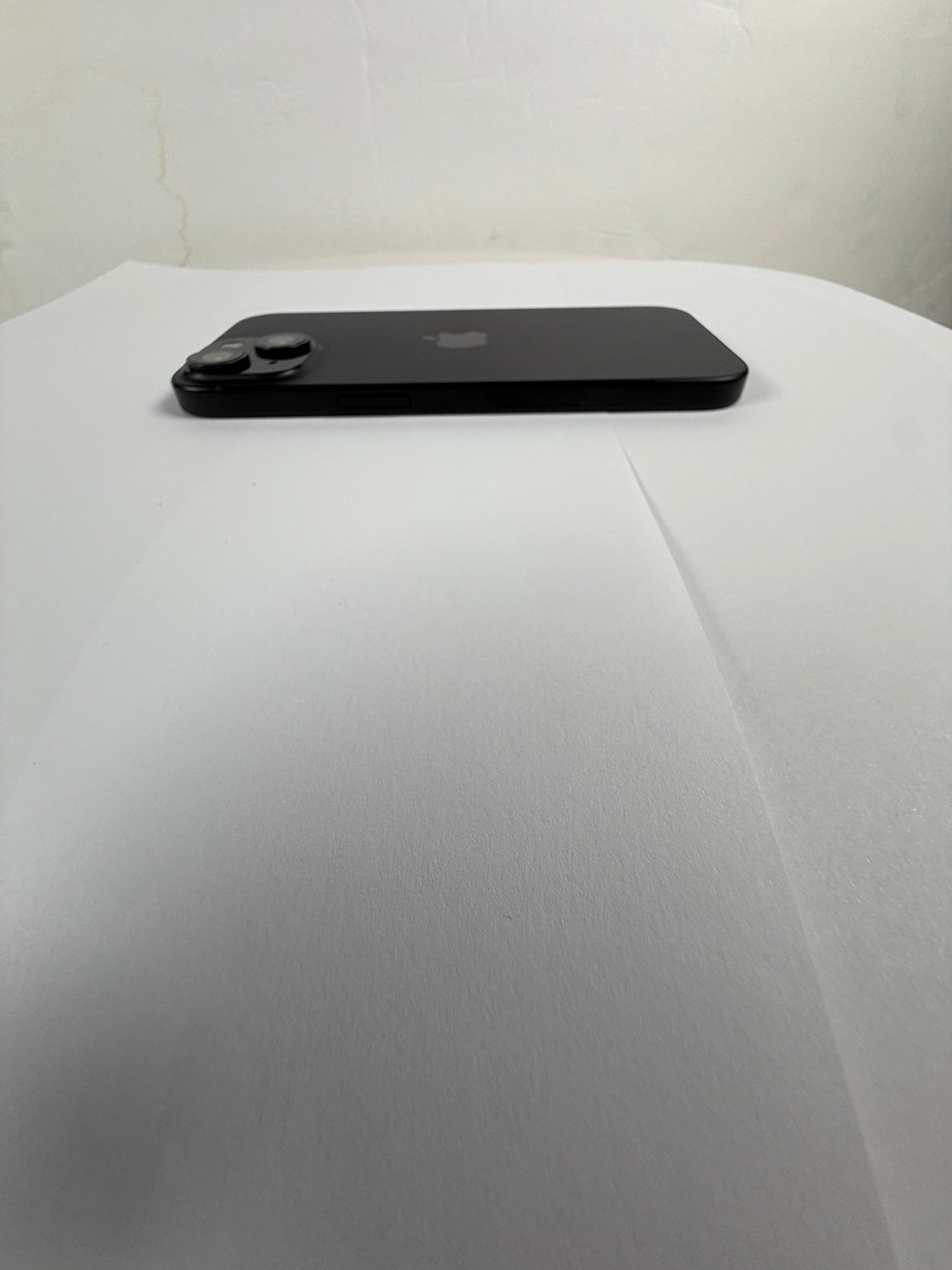 Apple iPhone 15 128GB Black rear view with dual cameras