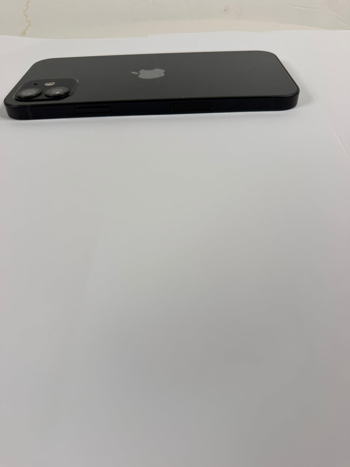 Apple iPhone 12 Black rear camera and side angle