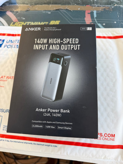 Anker 737 Power Bank 24000mAh 140W USB-C portable charger original retail box front