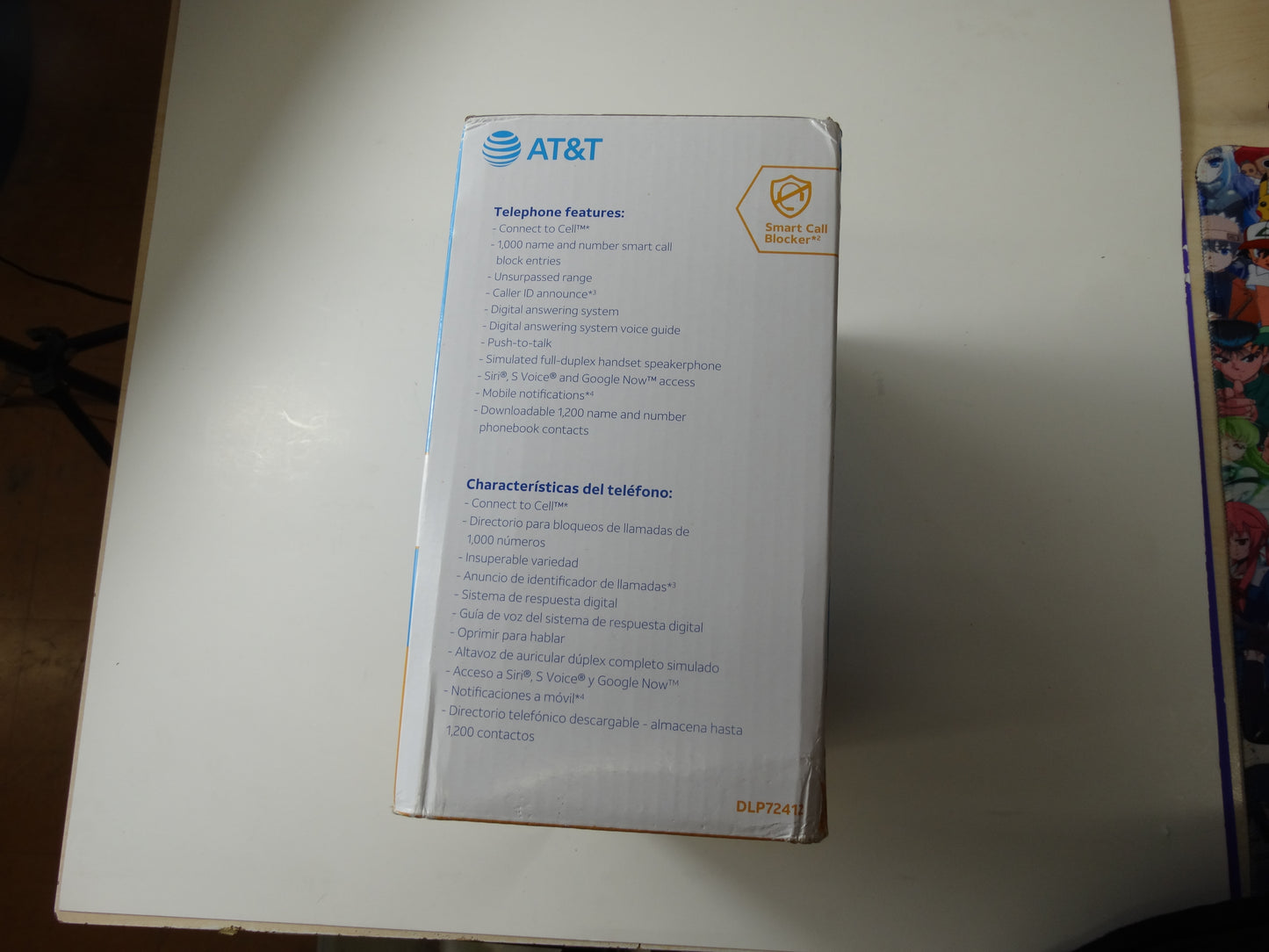 AT&T DLP72412 – 4-Handset Expandable Cordless Phone with Bluetooth, Smart Call Blocker & Answering System