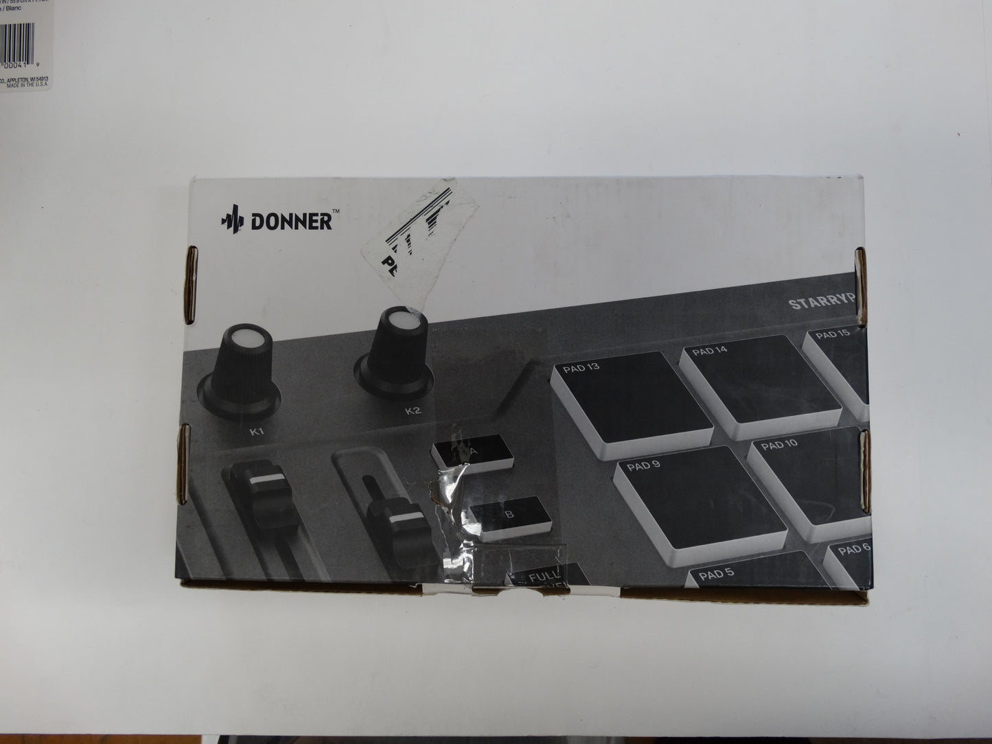 Donner StarryPad USB MIDI Pad Controller – 16 RGB Pads for Music Production