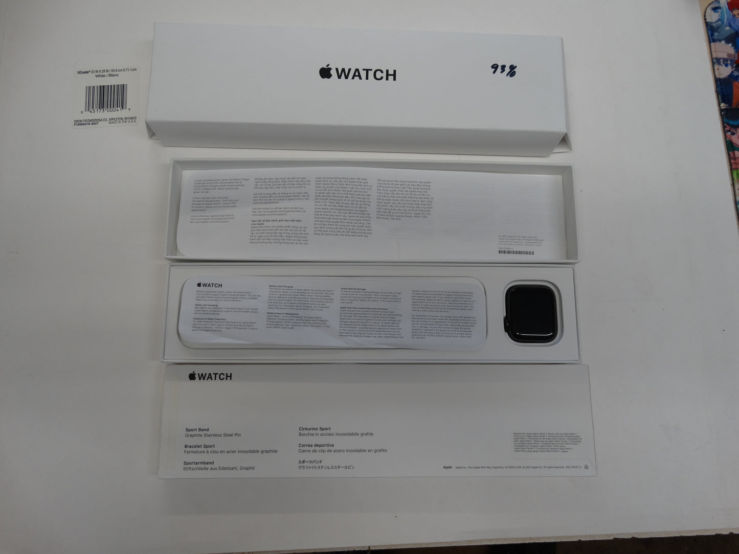 Apple Watch SE (2nd Gen) 40mm Midnight Aluminum Case with Sport Band