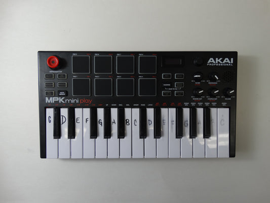 Akai Professional MPK Mini Play – 25-Key Portable MIDI Controller with Built-in Sounds & Speaker