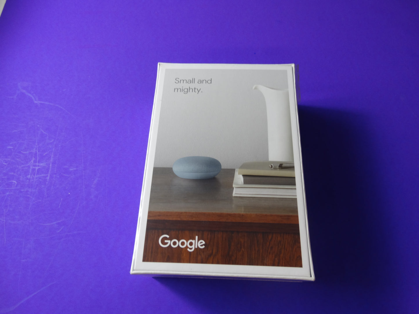 Google Nest Mini (Sky Blue) – Hands-Free Smart Home Speaker with Google Assistant