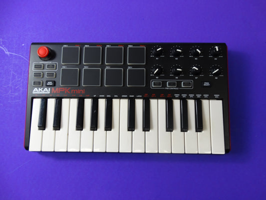 Akai Professional MPK Mini MK2 – 25-Key MIDI Keyboard & Beat Pad Controller