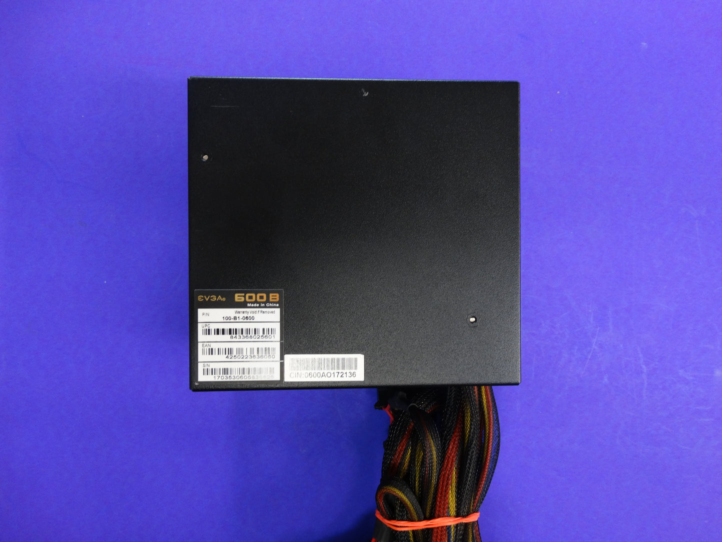 EVGA 600 B 600W 80+ Bronze Certified Power Supply