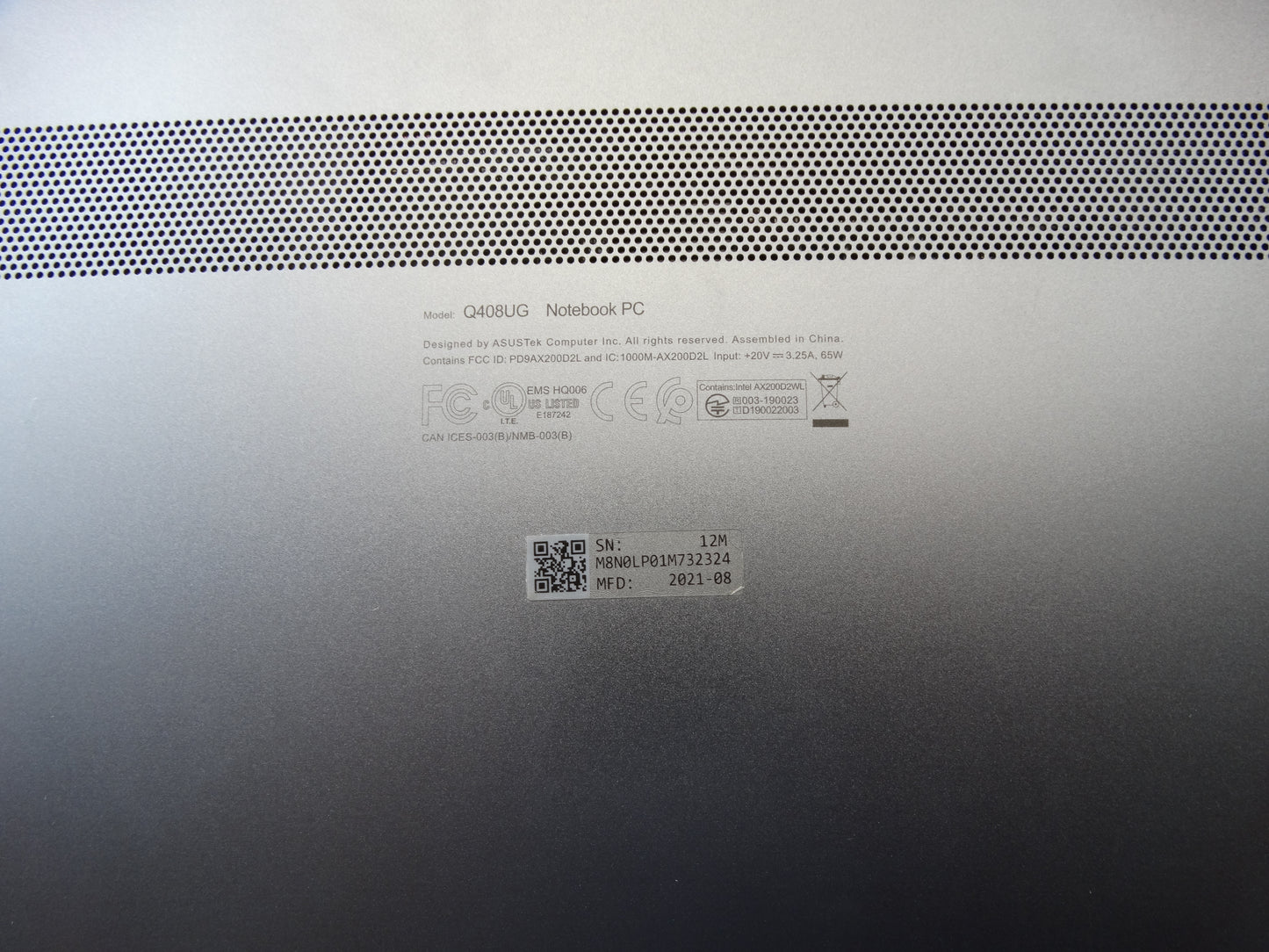 ASUS VivoBook 15 Q408UG – AMD Ryzen 5 5500U | 18GB RAM | 256GB SSD | Windows 11 Home