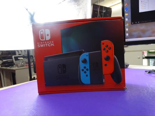 Brand New Nintendo Switch Console – Neon Red/Blue Joy-Con, Latest Model