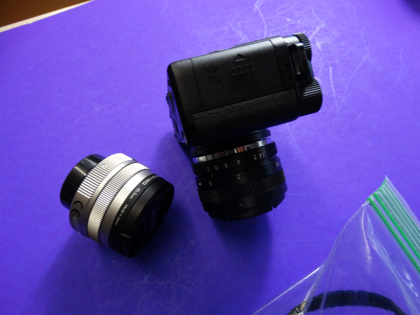 Pentax Q Mirrorless Digital Camera with 01 Standard Prime 8.5mm f/1.9 & 02 Standard Zoom 5–15mm Lenses
