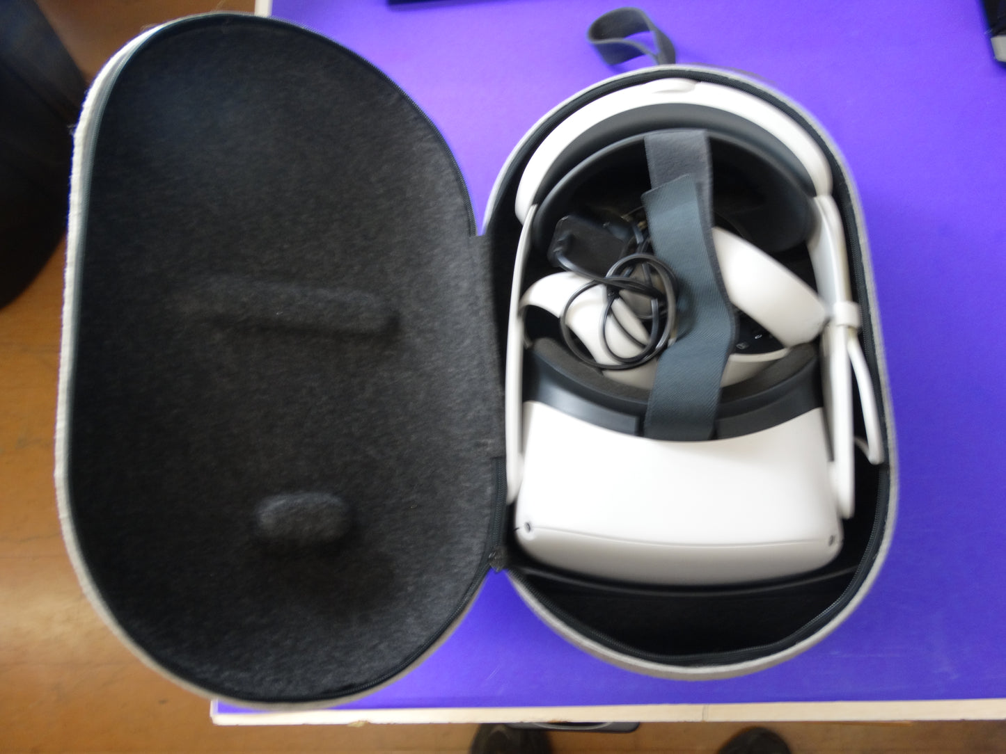 Meta Quest 2 VR Gaming Headset 128GB with Touch Controllers, Charger & Case