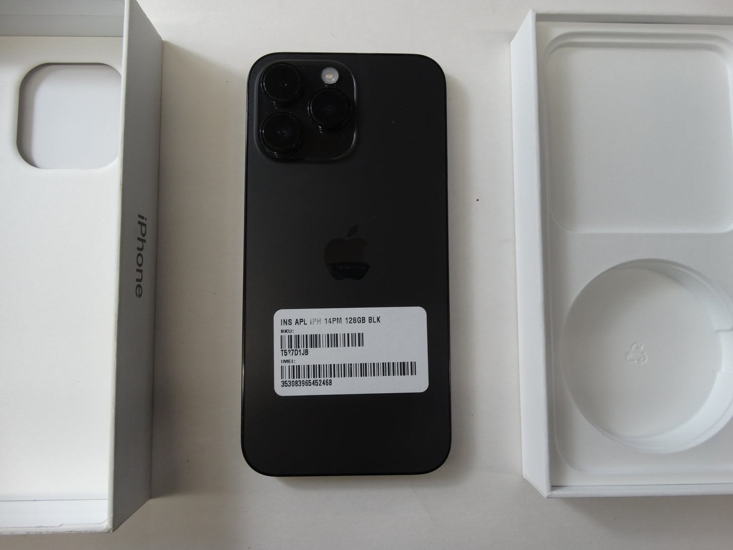Apple iPhone 14 Pro Max – 128GB, Black, Unlocked, 100% Battery Health (Model NQ8N3LL/A)