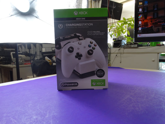 PowerA Charging Station for Xbox One – Dual Controller Charger with 2 Battery Packs