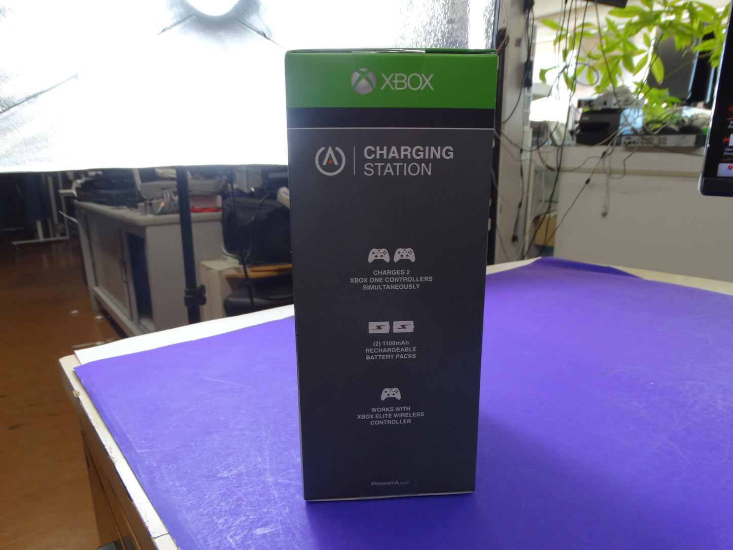 PowerA Charging Station for Xbox One – Dual Controller Charger with 2 Battery Packs