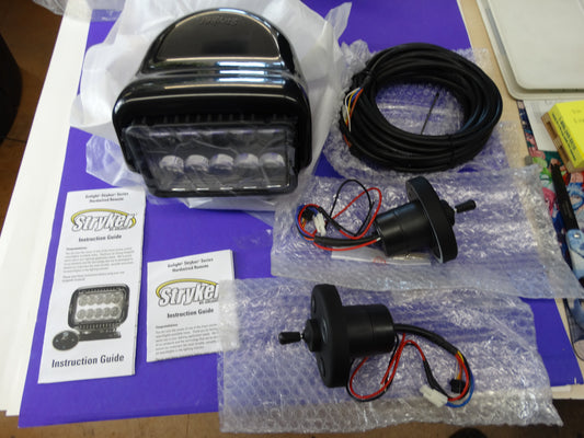 Golight Stryker 32214 LED Spotlight – Permanent Mount with Hardwired Dash Remote