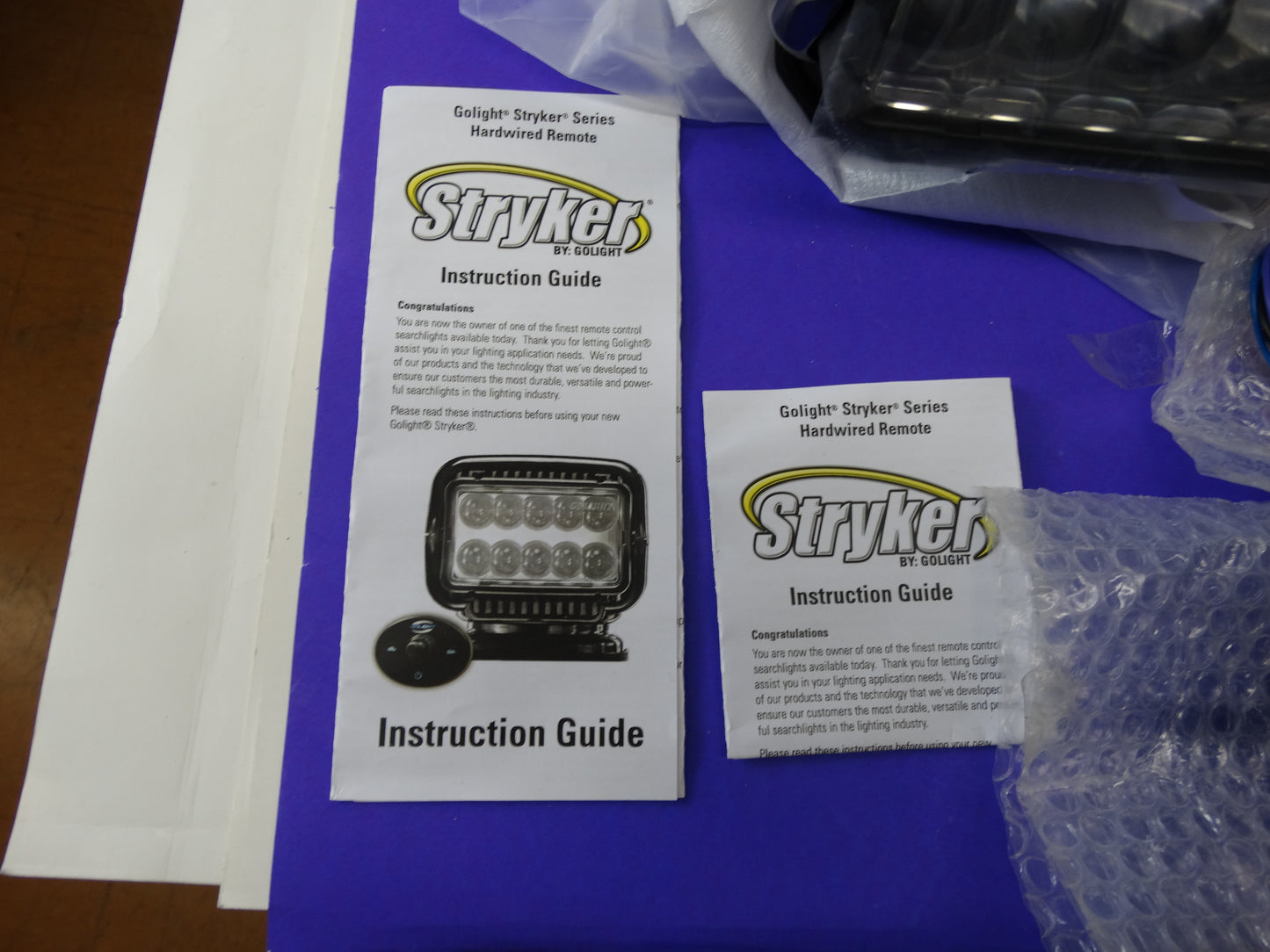 Golight Stryker 32214 LED Spotlight – Permanent Mount with Hardwired Dash Remote