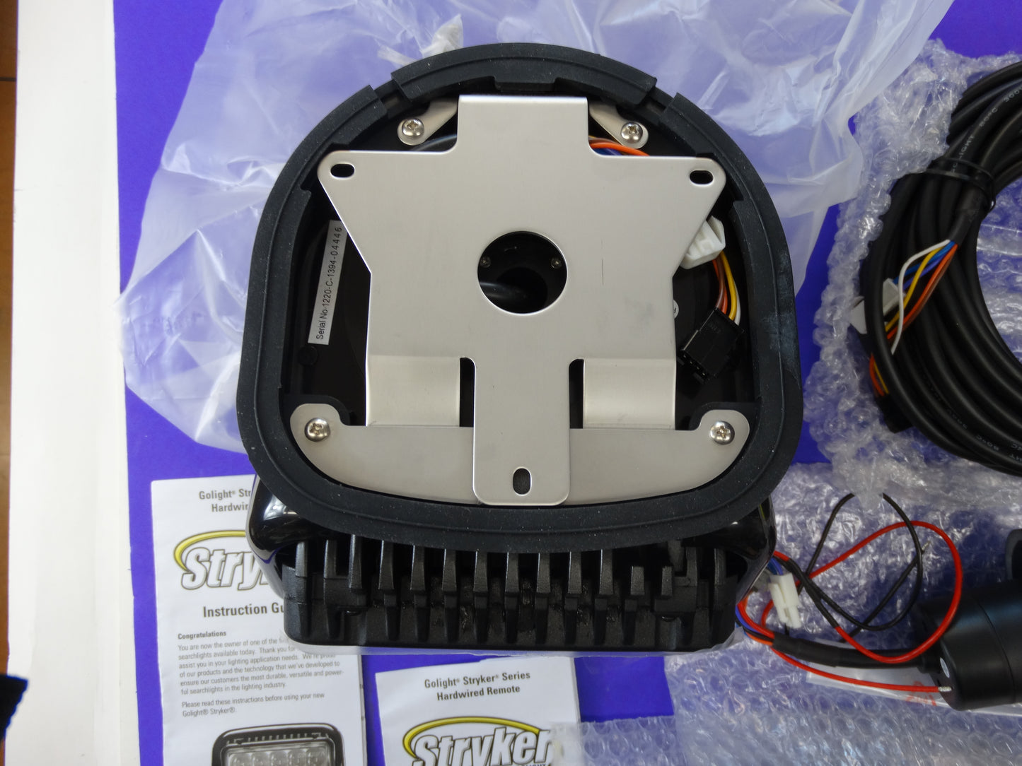 Golight Stryker 32214 LED Spotlight – Permanent Mount with Hardwired Dash Remote