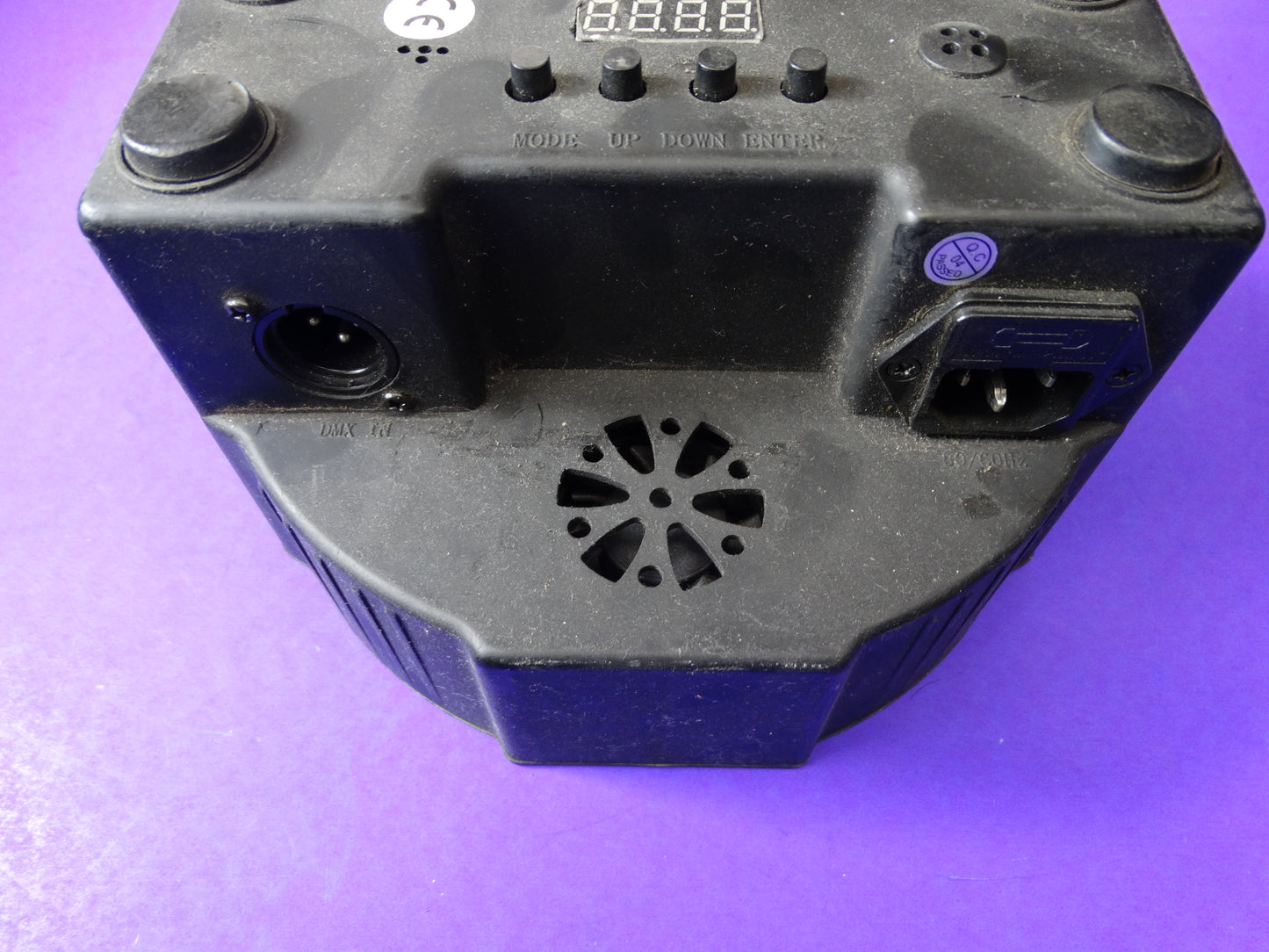 Set of 3 DMX LED PAR Can Stage Lights – RGB Mixing, Sound Active, Auto & DMX Modes