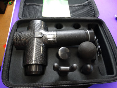 Deep Tissue Massage Gun – Portable Muscle Massager with 4 Heads & Carrying Case - WeBuyElectronic