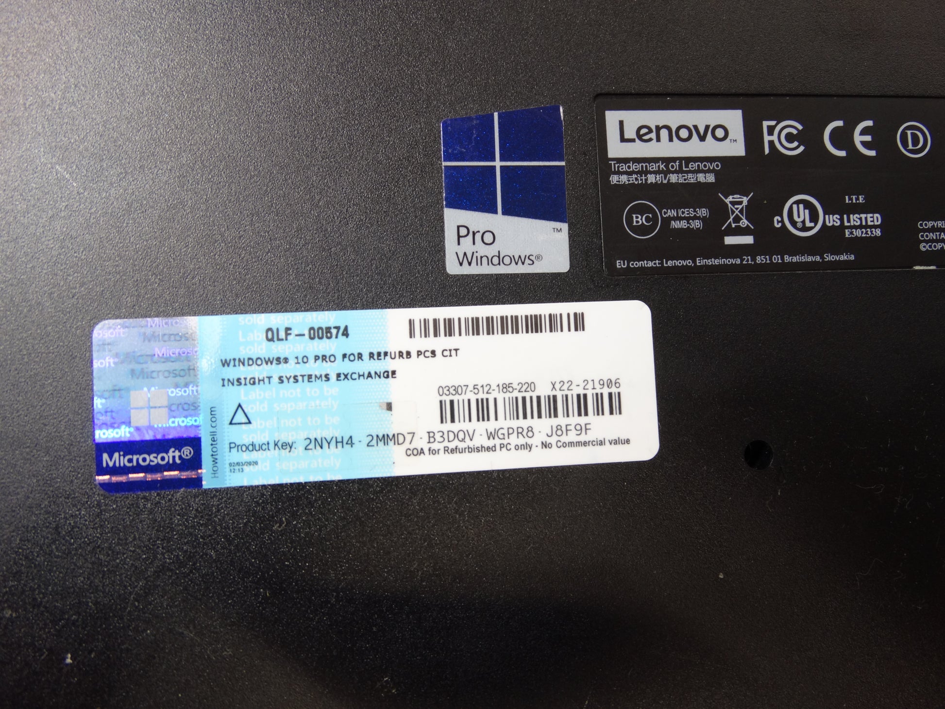 Lenovo N23 Yoga 2-in-1 Touchscreen Laptop – Intel 1.6GHz, 4GB RAM, 64GB Storage, Windows 10 Pro, 90% Battery - WeBuyElectronic