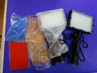 Emart 60 LED Continuous Portable Lighting Kit – Tabletop Photography & Video Studio Lights (2 Sets + Color Filters)