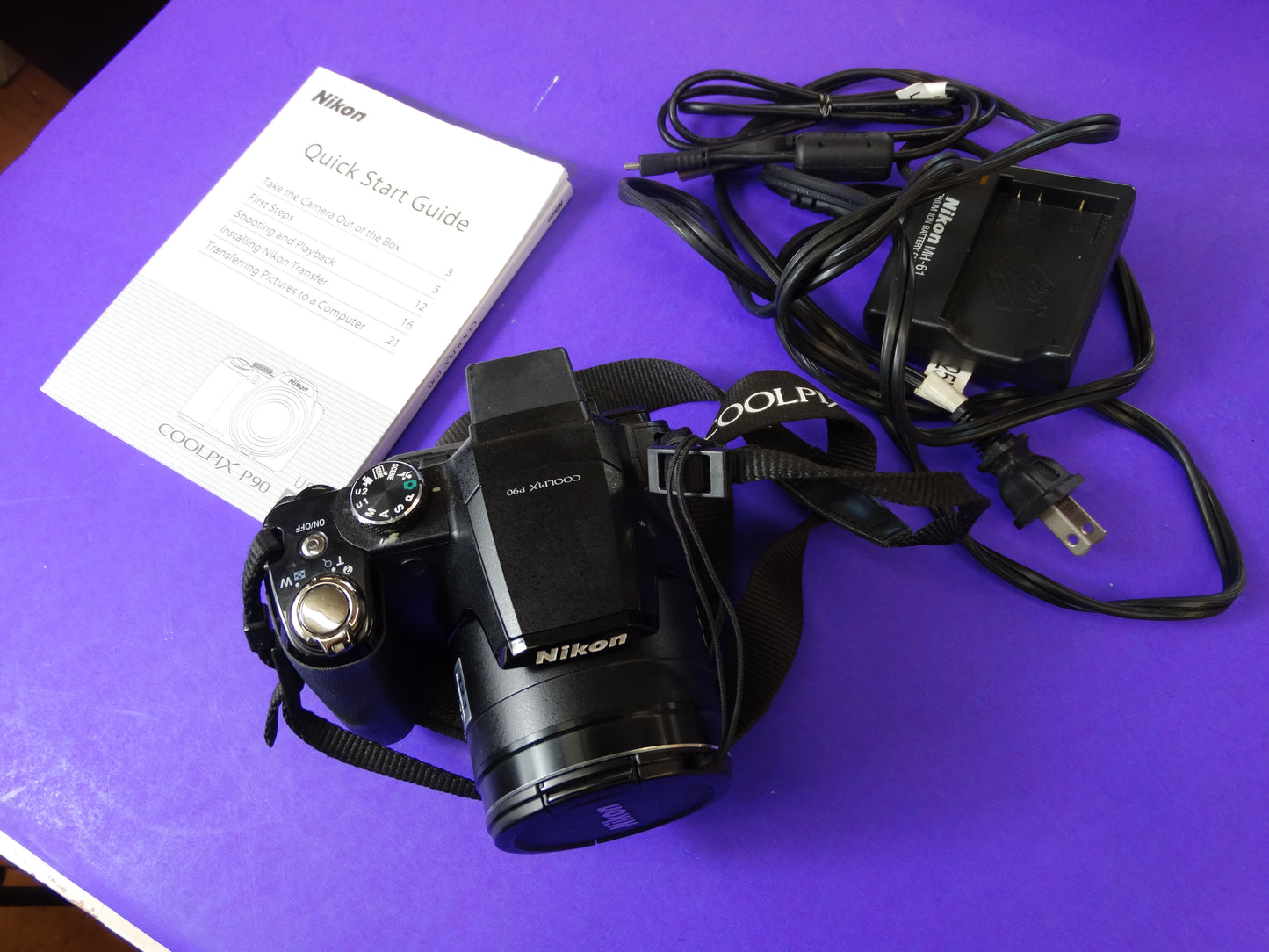 Nikon Coolpix P90 Bridge Camera – 12.1MP – 24x Optical Zoom – Works Great – Complete Bundle - WeBuyElectronic
