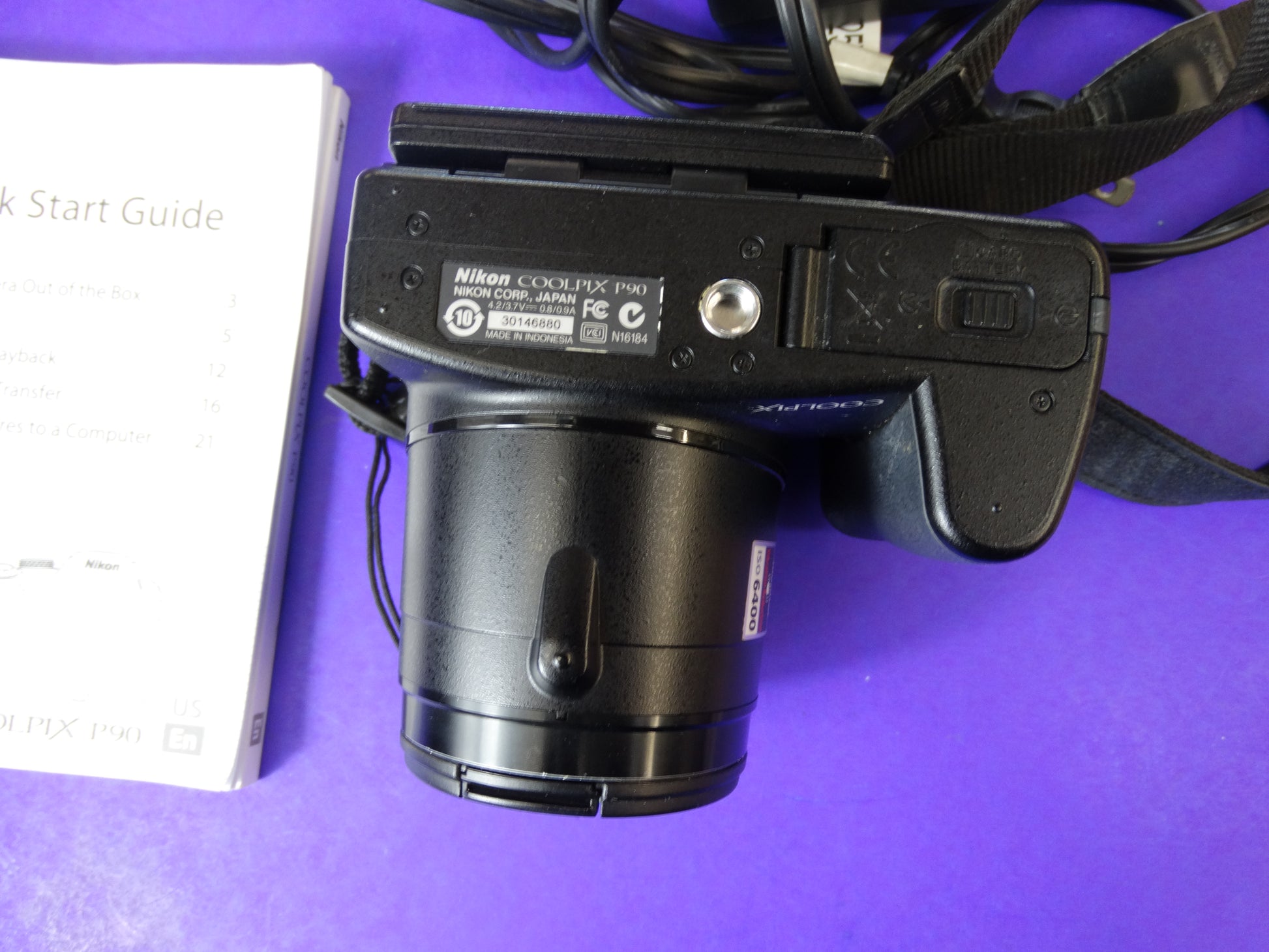 Nikon Coolpix P90 Bridge Camera – 12.1MP – 24x Optical Zoom – Works Great – Complete Bundle - WeBuyElectronic