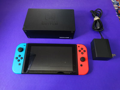 Nintendo Switch Console – Neon Blue/Red + Dock, AC Adapter & HDMI - WeBuyElectronic