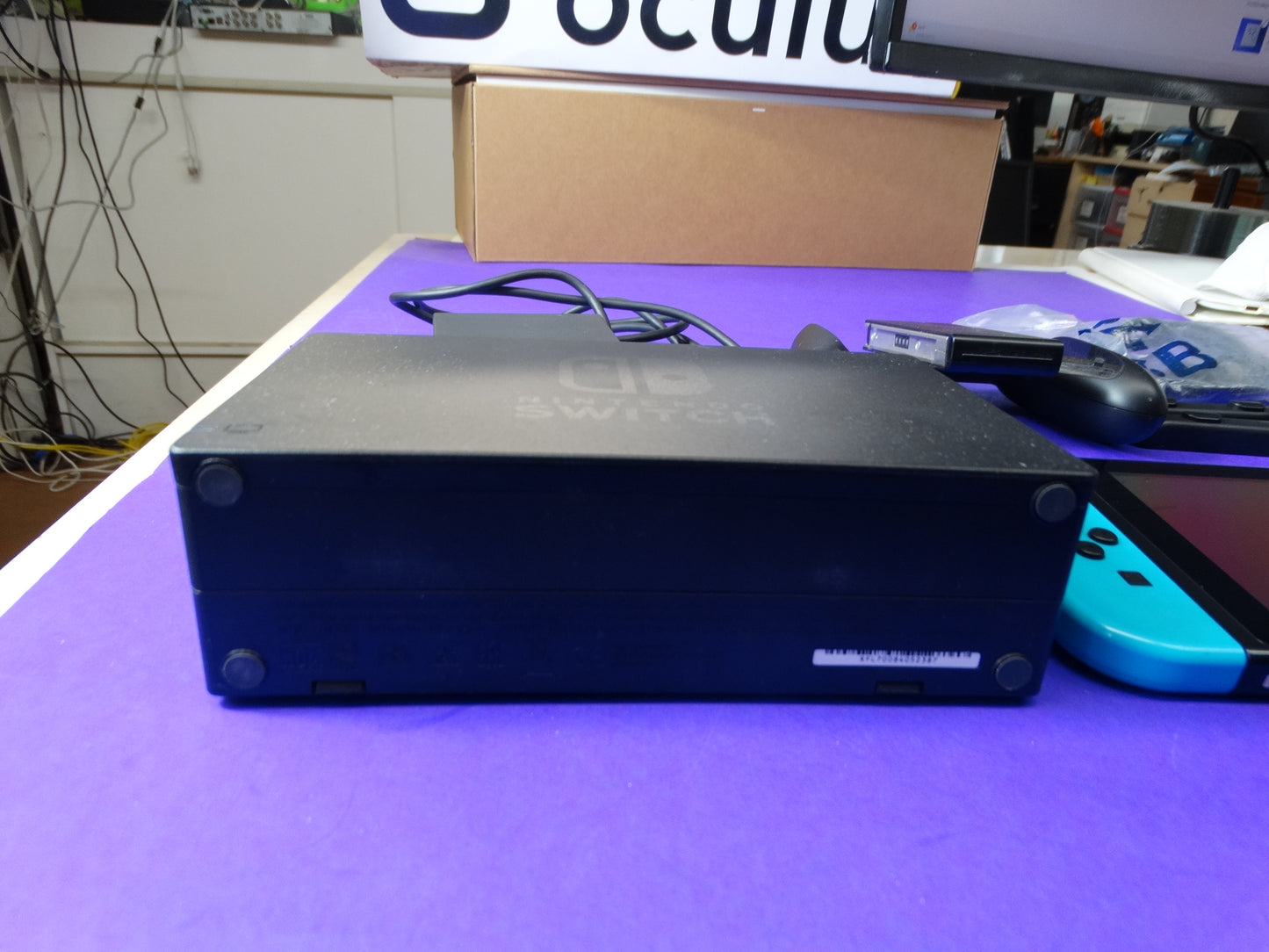 Nintendo Switch Console Neon Red/Blue  Complete Set  Fully Tested