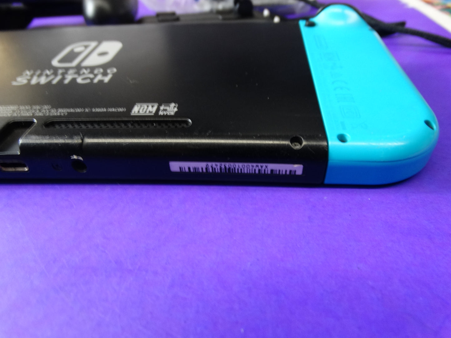 Nintendo Switch Console Neon Red/Blue  Complete Set  Fully Tested