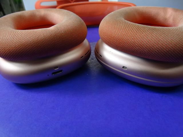 Apple AirPods Max – Pink Aluminum Ear Cups, Red Headband, A2096 – Premium Wireless Audio