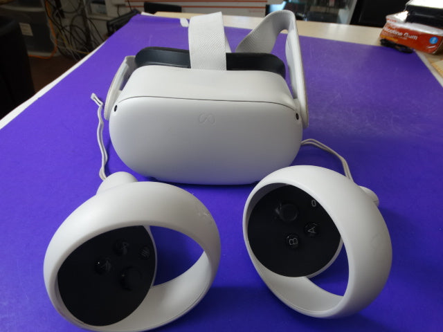 Meta Quest 2 – VR Headset + Touch Controllers – All-In-One Virtual Reality System