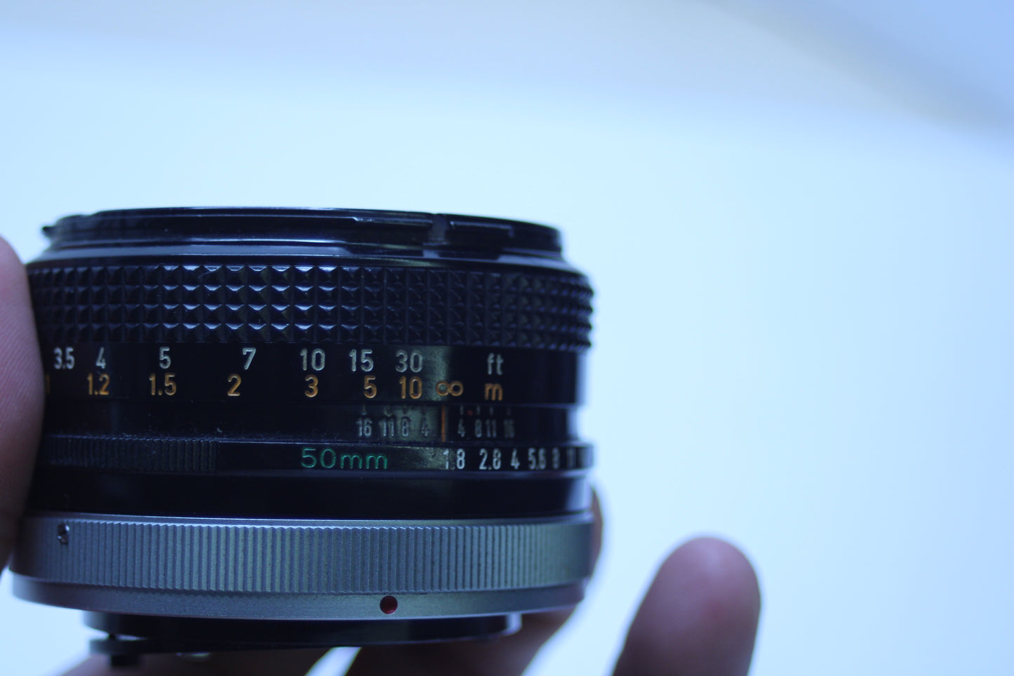 Canon FD 50mm f/1.8 S.C. Prime Lens – Vintage Manual Focus for Film Cameras