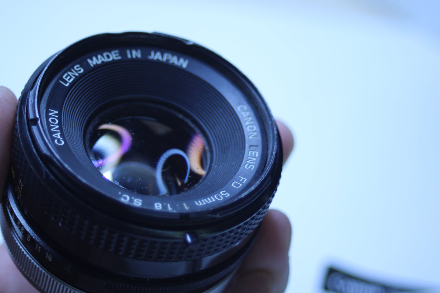 Canon FD 50mm f/1.8 S.C. Prime Lens – Vintage Manual Focus for Film Cameras