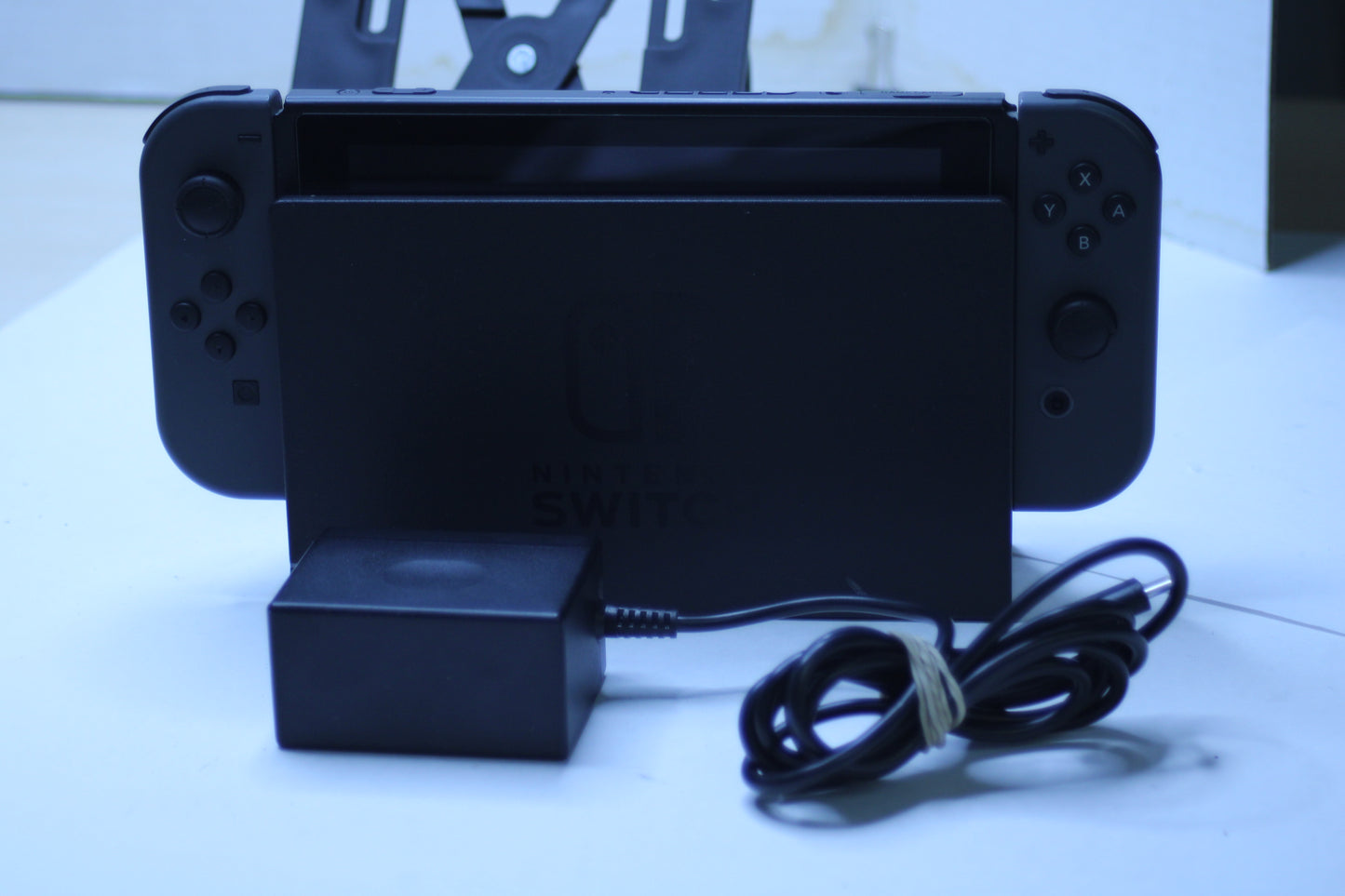 Nintendo Switch Console V1 with Black Joy-Cons, Dock & Charger – Tested & Ready to Play