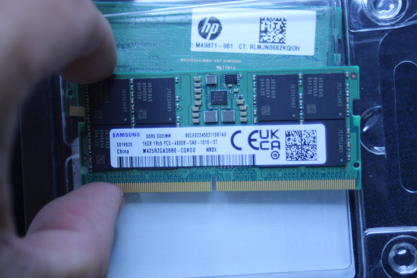 Samsung 16GB DDR5-4800 SODIMM Laptop RAM – PC5-38400 1Rx8 M425R2GA3BB0-CQK