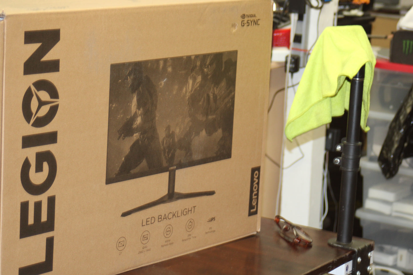 Lenovo G27q-20 27" QHD 165Hz Gaming Monitor – 1440p 1ms HDR Display