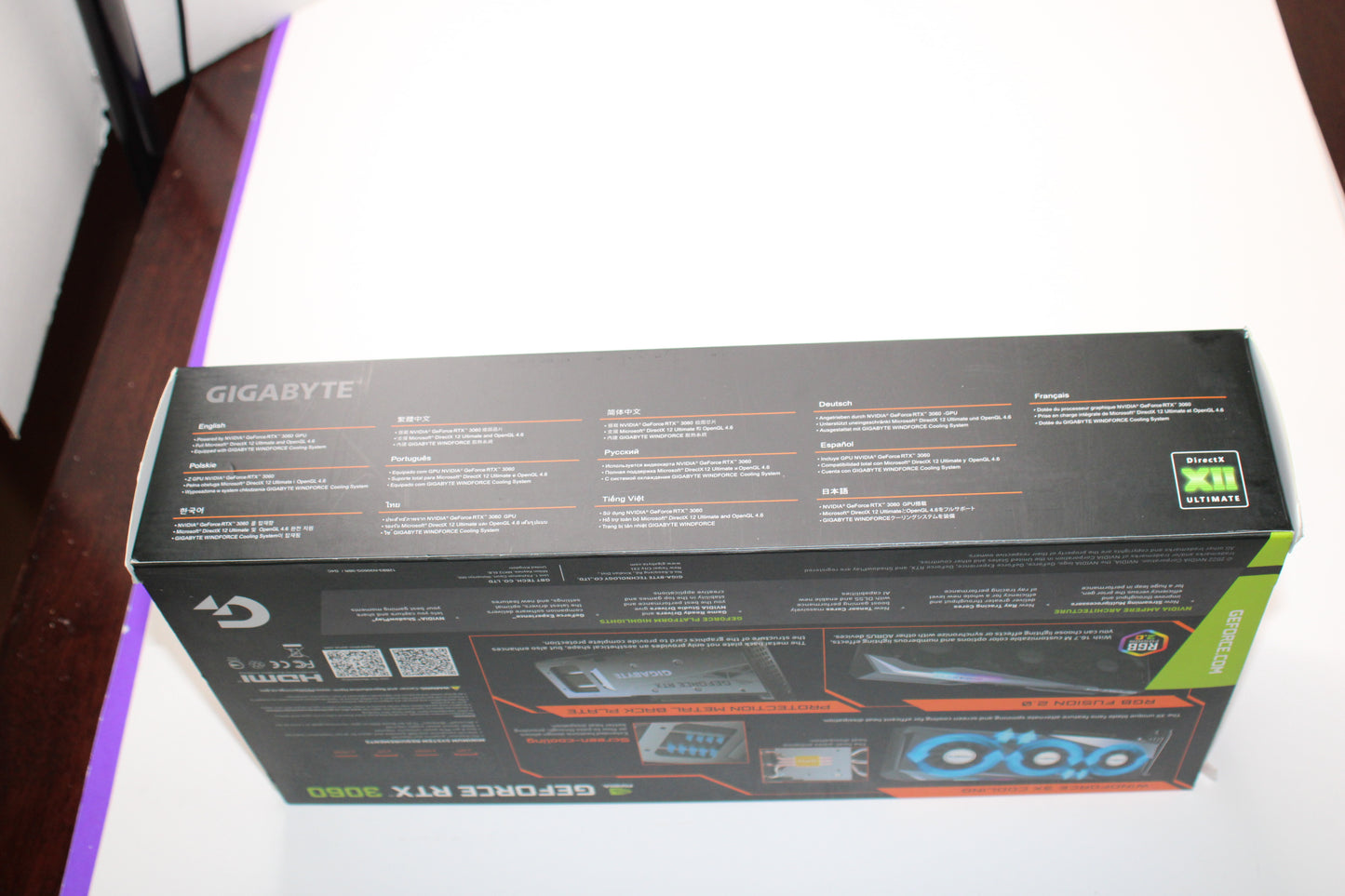 GIGABYTE GeForce RTX 3060 GAMING OC 12G (Rev 2.0) – 12GB GDDR6, 192-Bit, PCIe 4.0, HDMI & DisplayPort