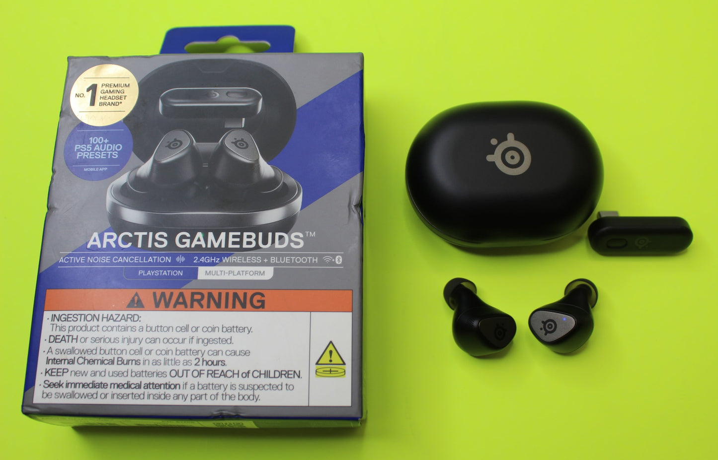 SteelSeries Arctis Nova Gamebuds Wireless Gaming Earbuds – Noise Cancelling | Model 61706