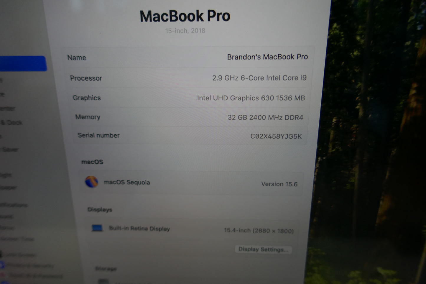 Apple MacBook Pro 15.4" (2019) Intel Core i9, 32GB RAM, 1TB SSD – Space Gray – 256 Cycle Battery