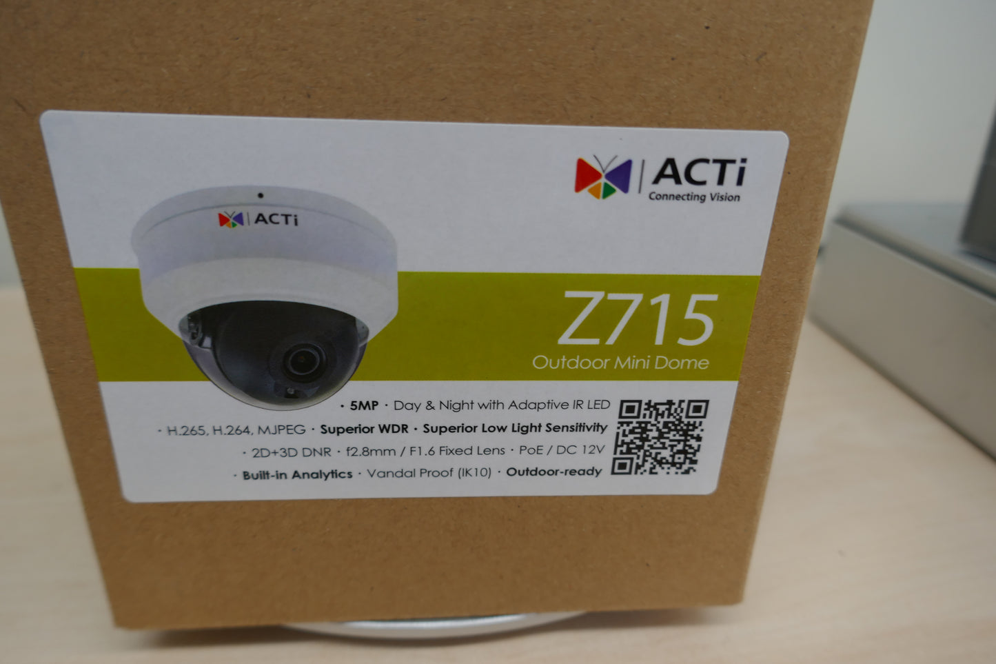 5MP AI Outdoor Dome Security Camera – f2.8mm Lens, IR Night Vision 30m, WDR 120dB